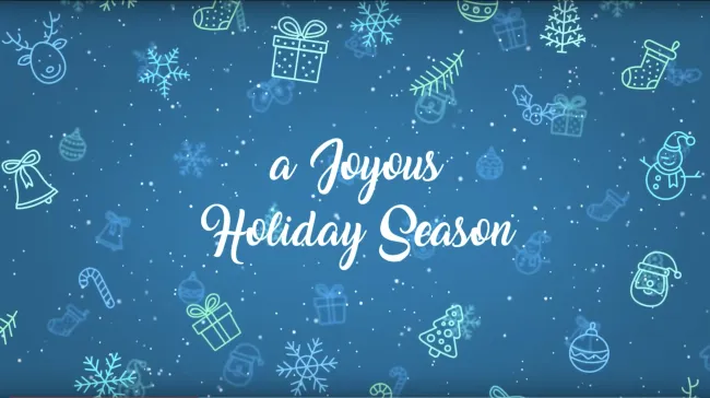 Buon Natale e felice anno nuovo.